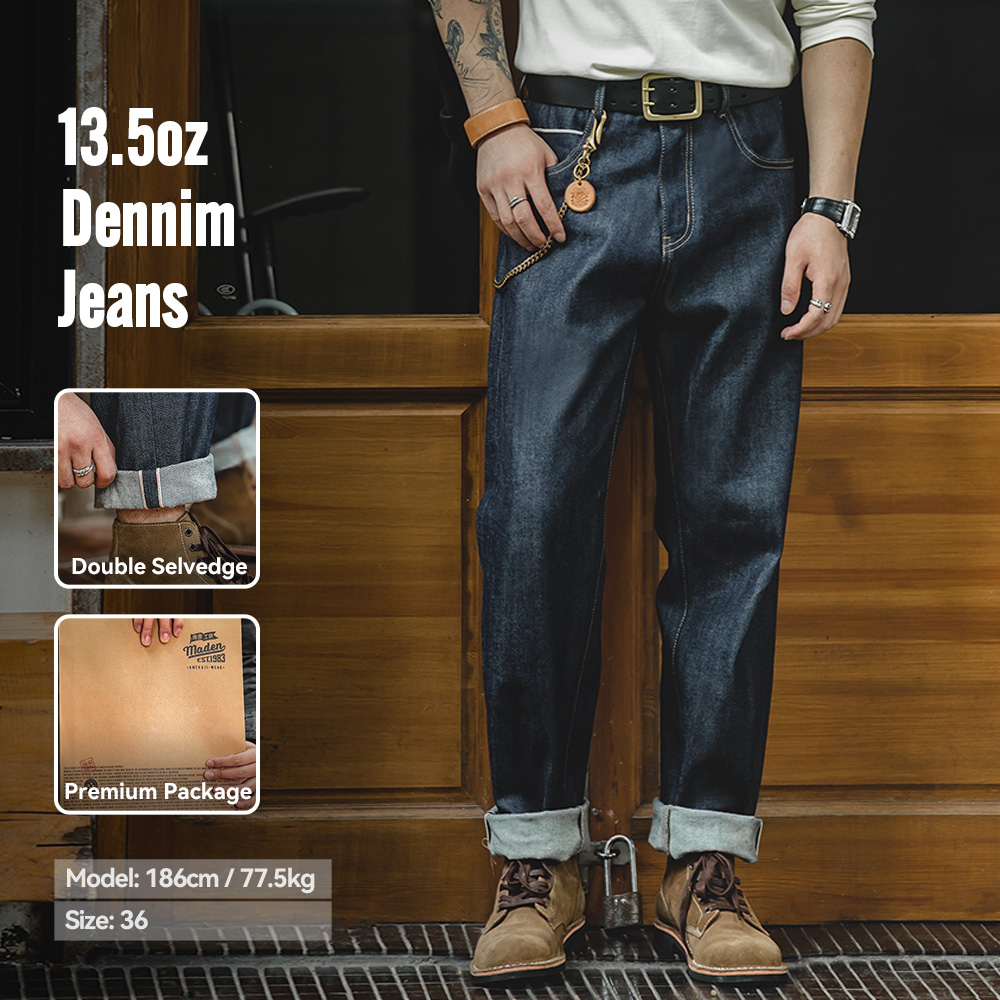 Levis Jeans 501 - Maden Vintage 13.5oz Heavyweight Selvedge Raw