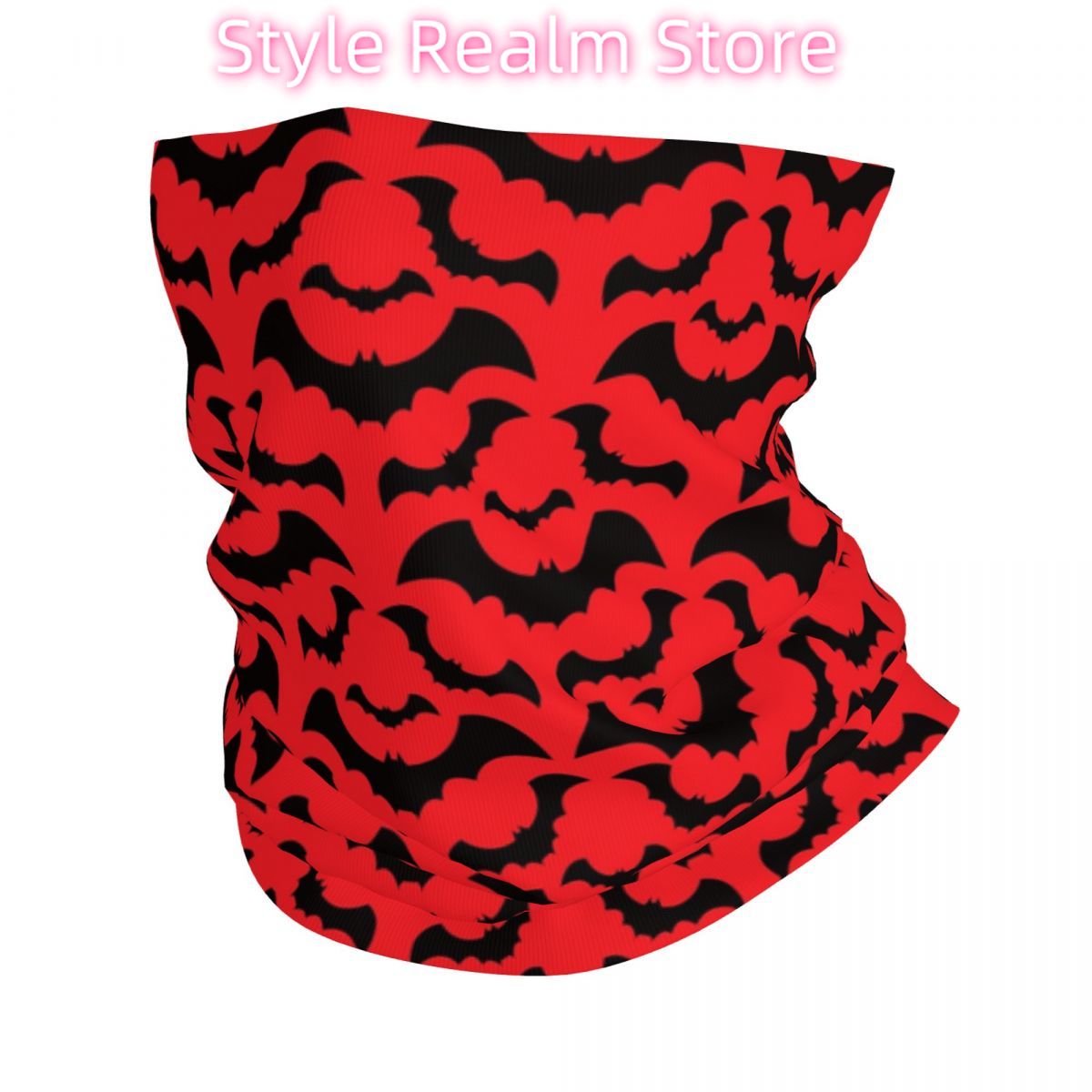 Gothic Witch Bats Pattern Band - огляд і ціна Neck Warmer Tube