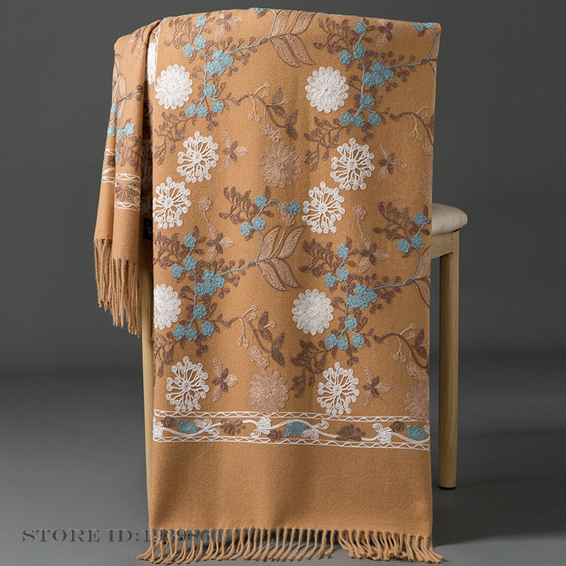 Women's Cashmere Pashmina Scar - огляд і ціна Woven Scarf Blanket