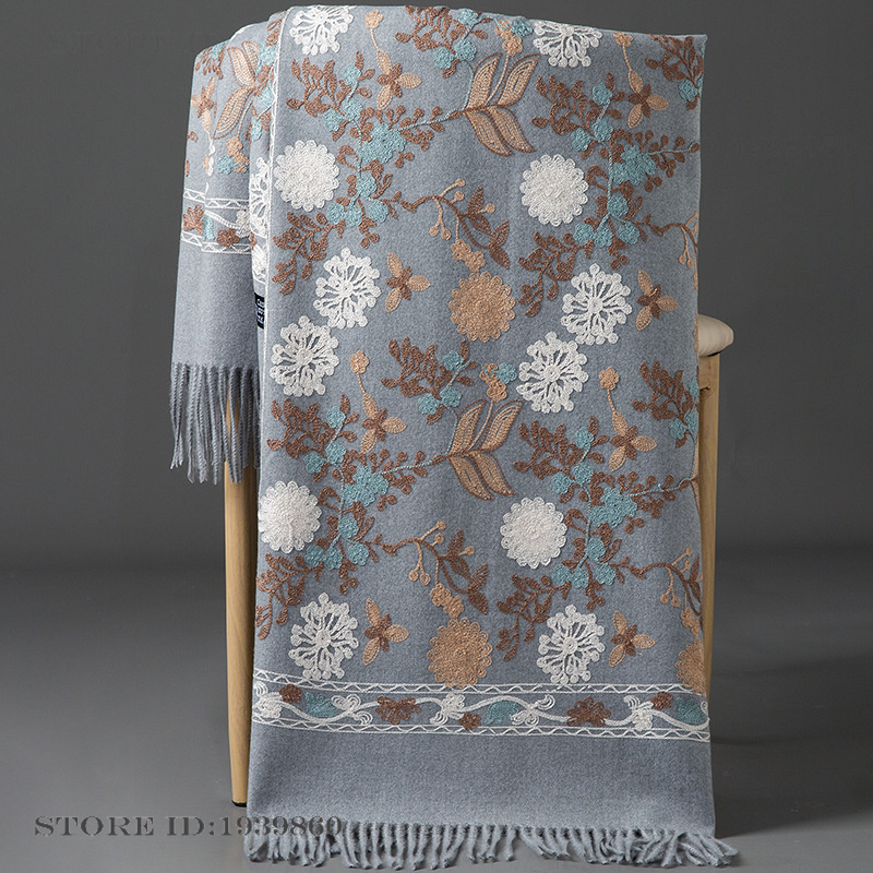 Women's Cashmere Pashmina Scar - огляд і ціна Woven Scarf Blanket