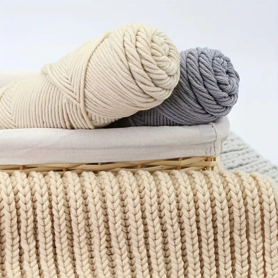 1Pc Lover's Cotton Yarn 8-Stra - огляд і ціна Woven Scarf Blanket
