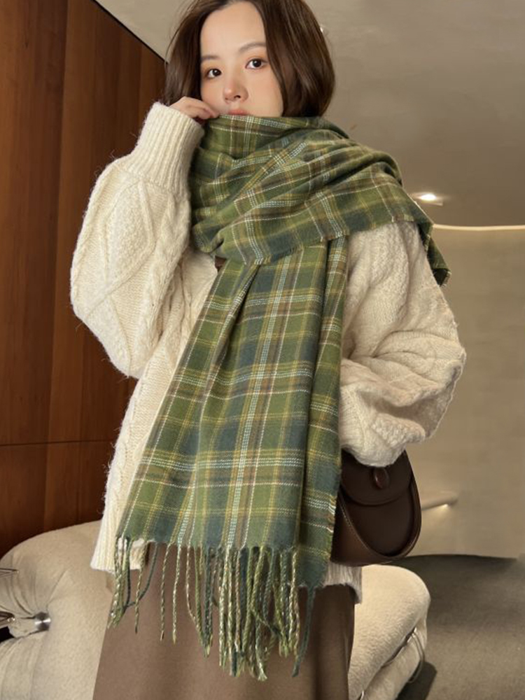 New Imitation Cashmere Women S - огляд і ціна Woven Scarf Blanket