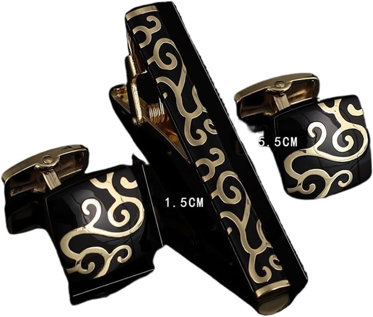 2 Sets,Mens Ties Clip Cufflink - огляд і ціна Tie Bar Set Gift