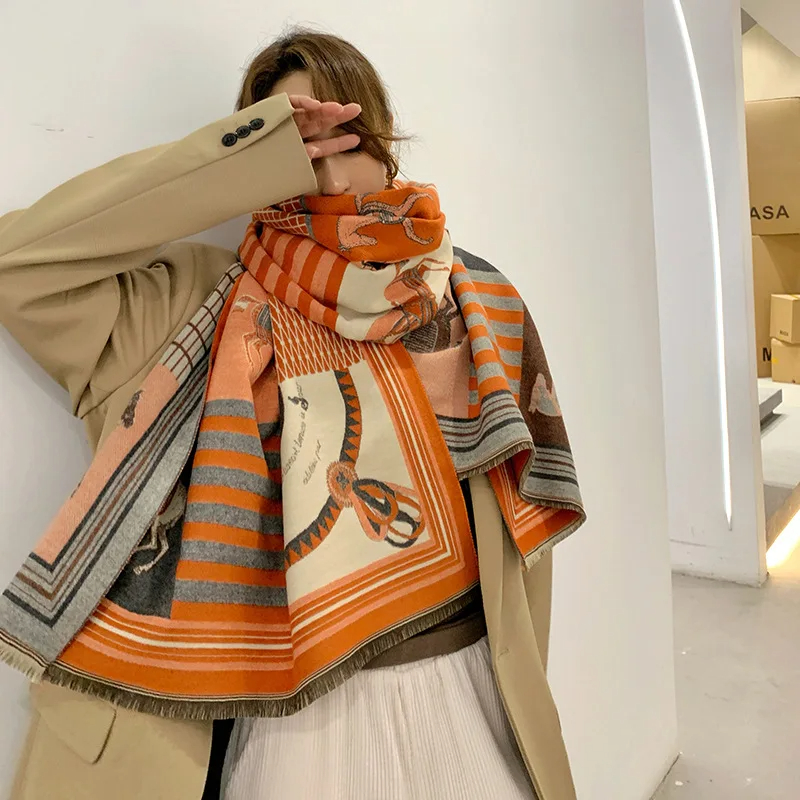 2024 New Luxury Winter Cashmer - огляд і ціна Woven Scarf Blanket