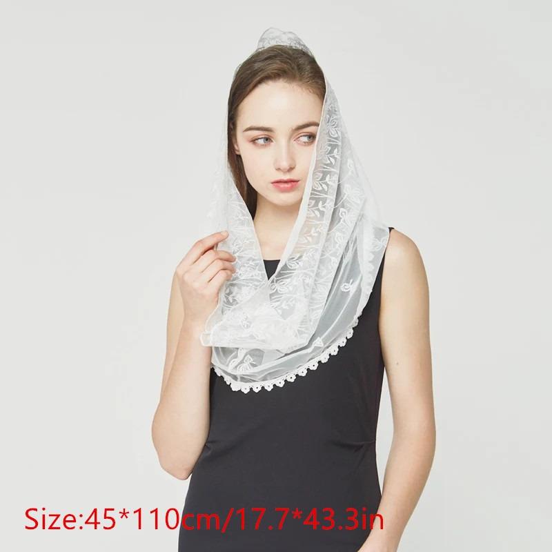Women Chapel Veils Lady Mantil - огляд і ціна Infinity Scarf Knit