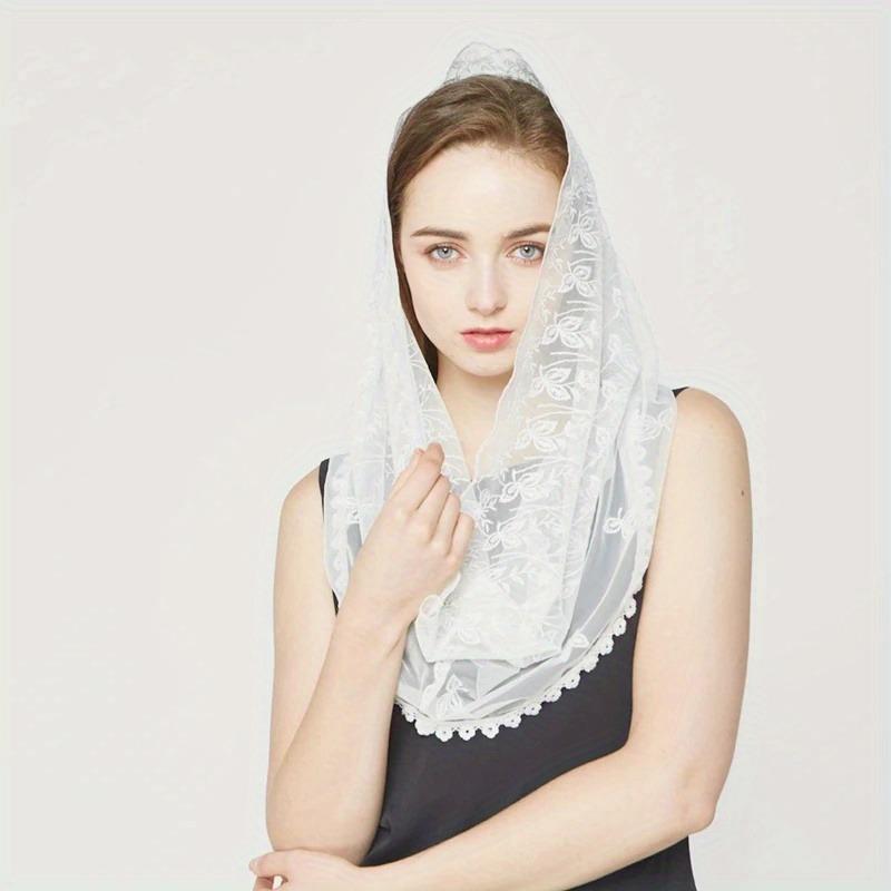 Women Chapel Veils Lady Mantil - огляд і ціна Infinity Scarf Knit
