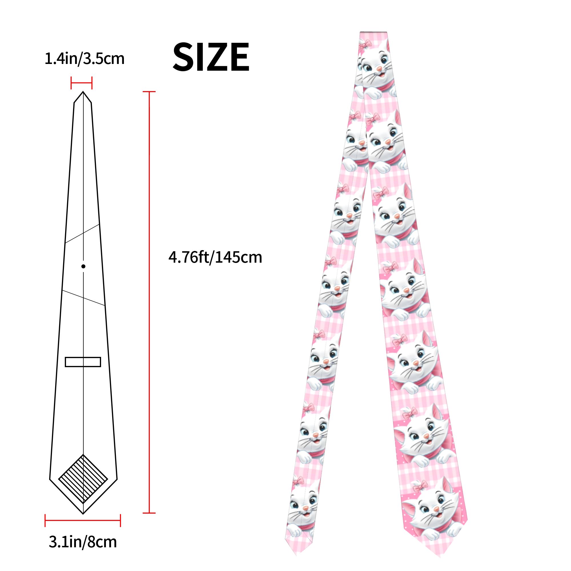 Neckties Aristocats Maries Cat - огляд і ціна Skinny Tie Men