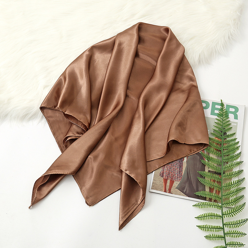 90cm Solid Colors Neckerchief  - огляд і ціна Silk Neck Scarf